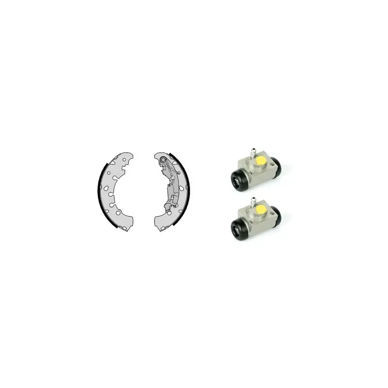 Jeu de mâchoires de frein BREMBO H 23 067