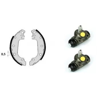 Jeu de mâchoires de frein BREMBO H 24 005