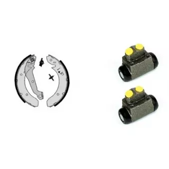 Jeu de mâchoires de frein BREMBO H 24 006