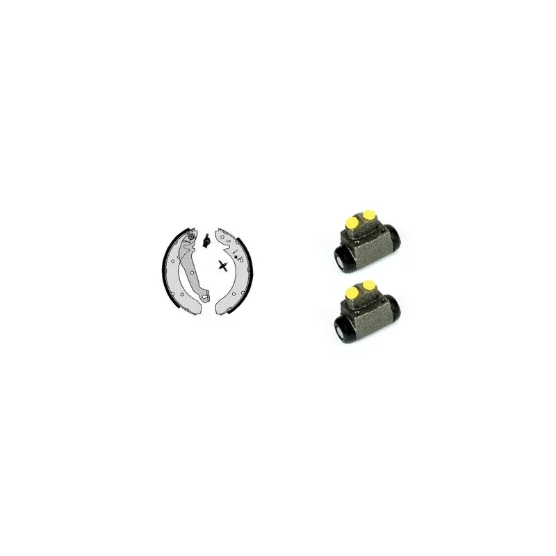 Jeu de mâchoires de frein BREMBO H 24 006