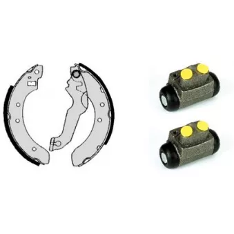 Jeu de mâchoires de frein BREMBO H 24 008