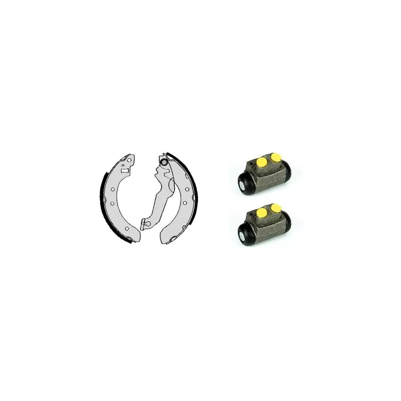 Jeu de mâchoires de frein BREMBO H 24 008