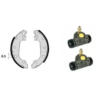 Jeu de mâchoires de frein BREMBO H 24 009