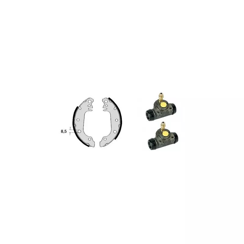 Jeu de mâchoires de frein BREMBO H 24 009