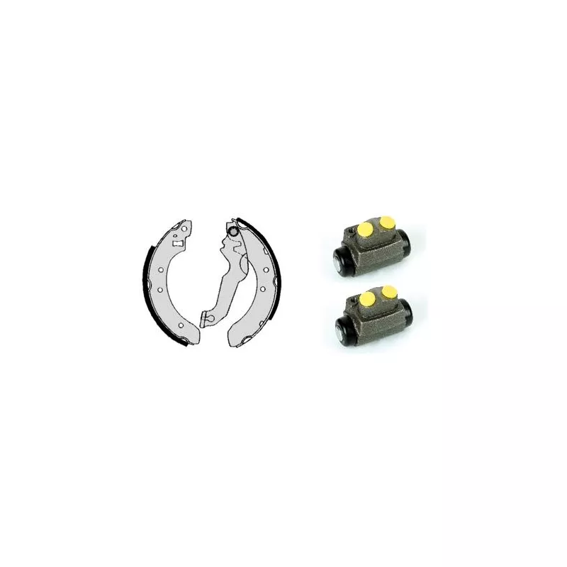 Jeu de mâchoires de frein BREMBO H 24 013
