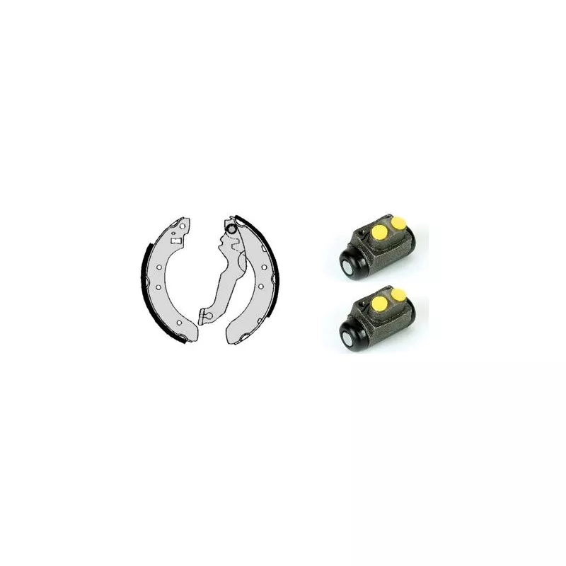 Jeu de mâchoires de frein BREMBO H 24 014