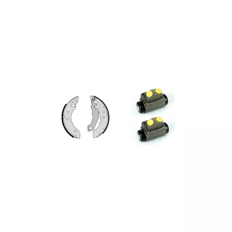 Jeu de mâchoires de frein BREMBO H 24 016