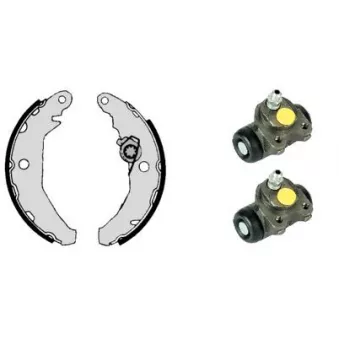 Jeu de mâchoires de frein BREMBO H 24 018