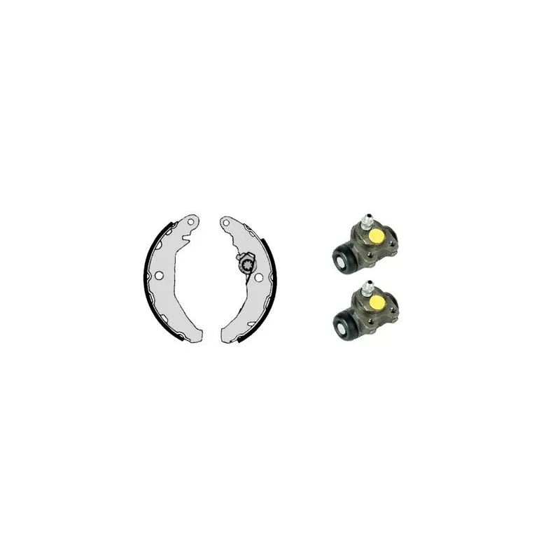 Jeu de mâchoires de frein BREMBO H 24 018