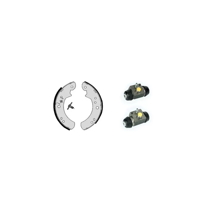 Jeu de mâchoires de frein BREMBO H 24 020