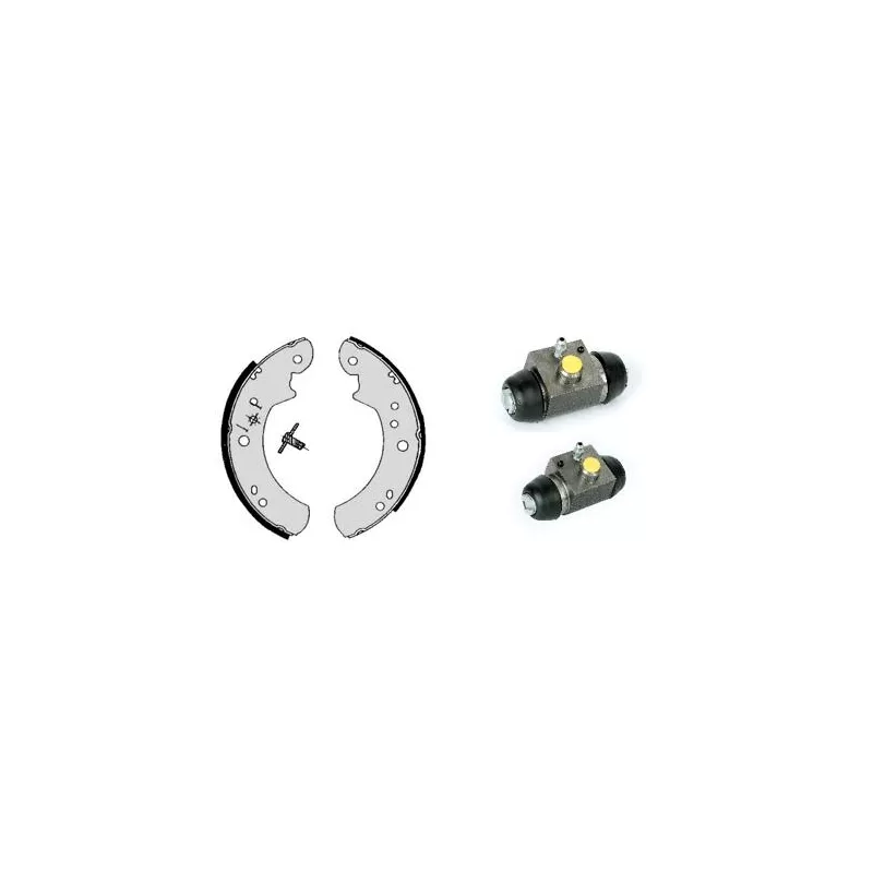 Jeu de mâchoires de frein BREMBO H 24 022