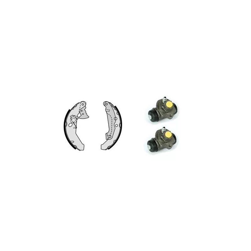 Jeu de mâchoires de frein BREMBO H 24 027