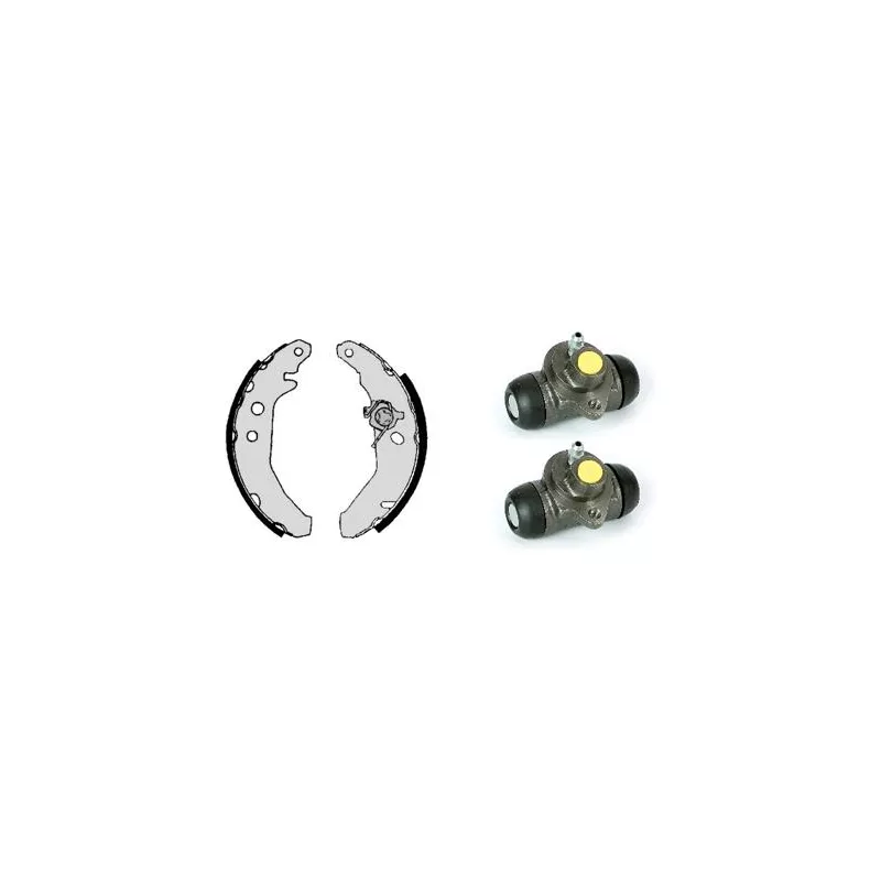 Jeu de mâchoires de frein BREMBO H 24 029