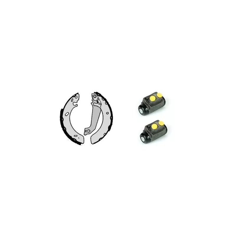 Jeu de mâchoires de frein BREMBO H 24 032