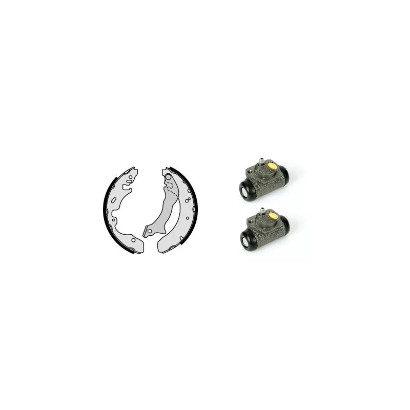 Jeu de mâchoires de frein BREMBO H 24 039