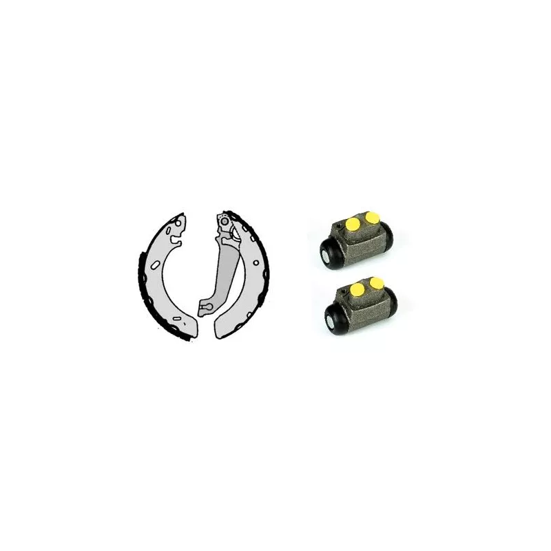 Jeu de mâchoires de frein BREMBO H 24 042