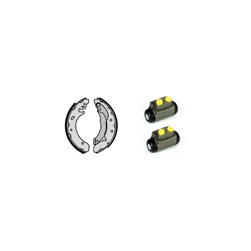 Jeu de mâchoires de frein BREMBO H 24 043