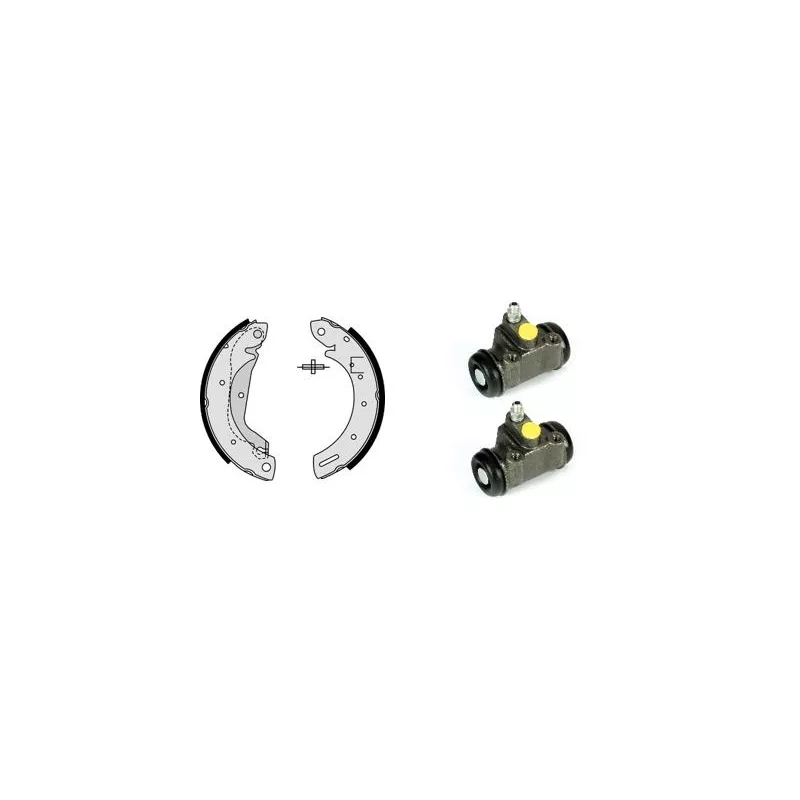 Jeu de mâchoires de frein BREMBO H 24 044