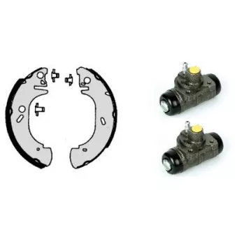 Jeu de mâchoires de frein BREMBO H 24 047