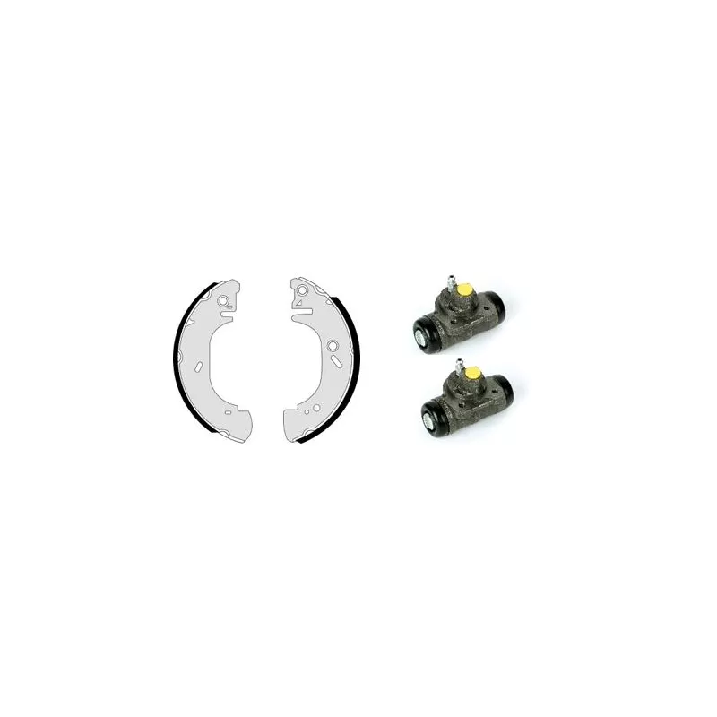 Jeu de mâchoires de frein BREMBO H 24 049