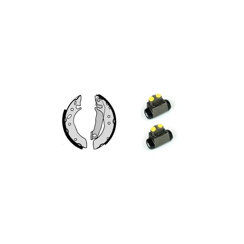 Jeu de mâchoires de frein BREMBO H 24 051