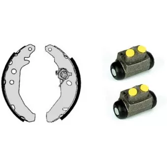 Jeu de mâchoires de frein BREMBO H 24 053