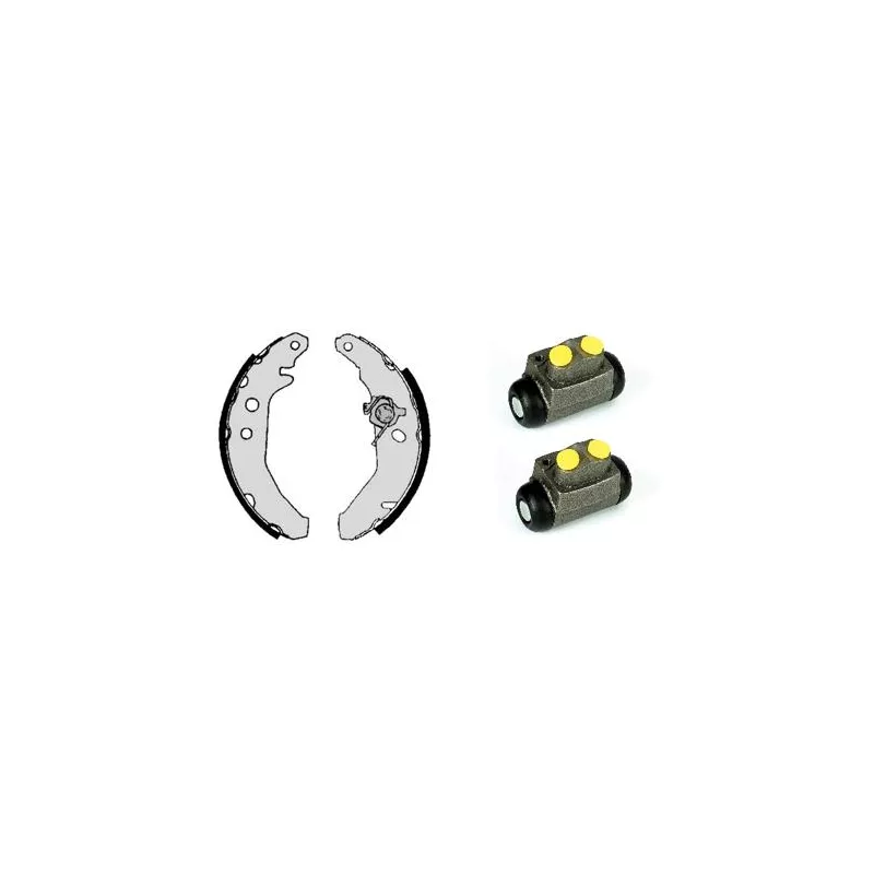 Jeu de mâchoires de frein BREMBO H 24 053