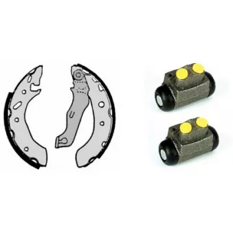 Jeu de mâchoires de frein BREMBO H 24 054