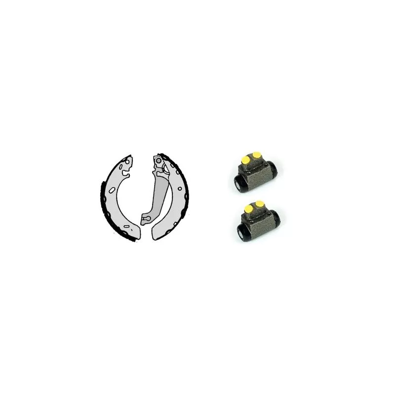 Jeu de mâchoires de frein BREMBO H 24 055
