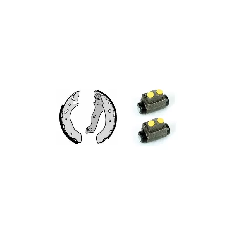 Jeu de mâchoires de frein BREMBO H 24 056