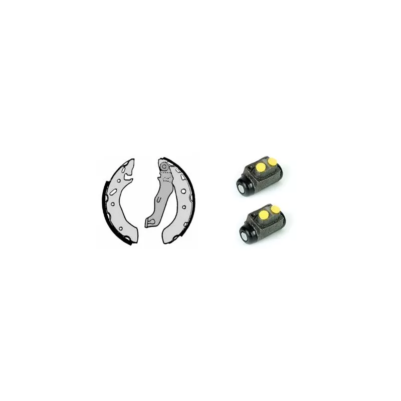 Jeu de mâchoires de frein BREMBO H 24 057