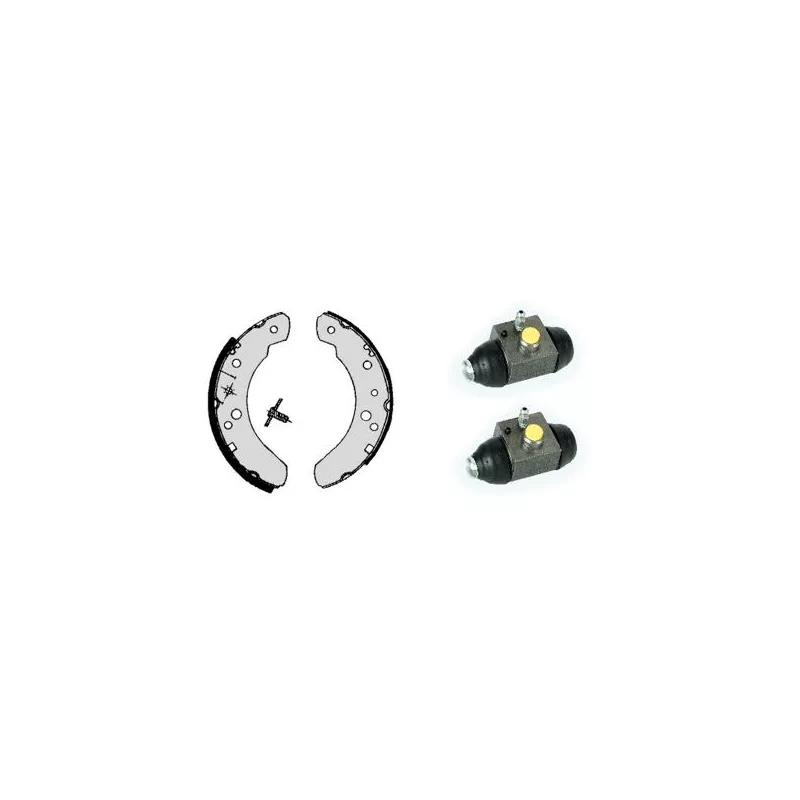 Jeu de mâchoires de frein BREMBO H 24 067