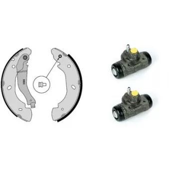 Jeu de mâchoires de frein BREMBO H 24 068