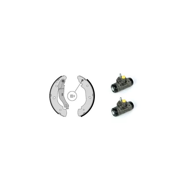 Jeu de mâchoires de frein BREMBO H 24 068