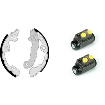 Jeu de mâchoires de frein BREMBO H 24 069