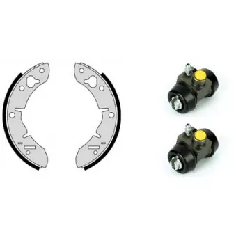Jeu de mâchoires de frein BREMBO H 52 002