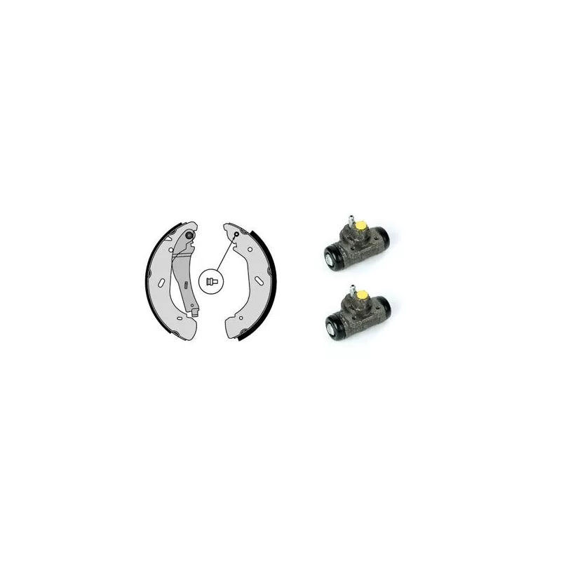 Jeu de mâchoires de frein BREMBO H 56 017
