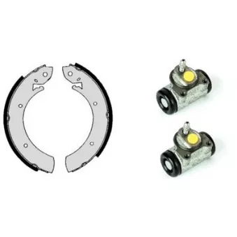 Jeu de mâchoires de frein BREMBO