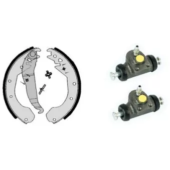 Jeu de mâchoires de frein BREMBO H 59 023