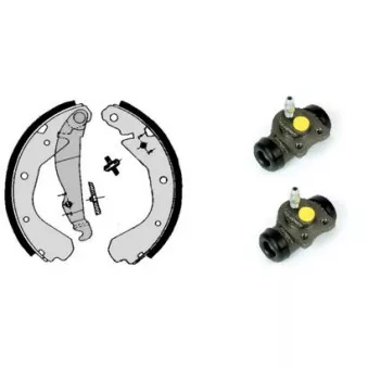 Jeu de mâchoires de frein BREMBO H 59 028