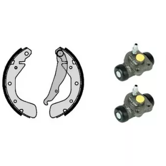 Jeu de mâchoires de frein BREMBO H 59 034