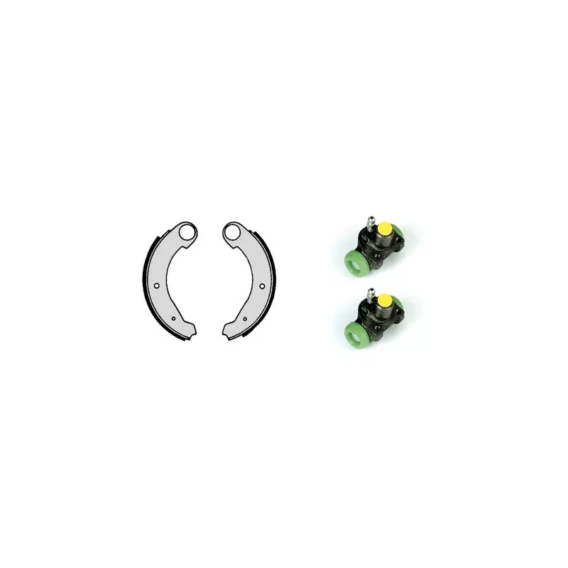 Jeu de mâchoires de frein BREMBO H 61 007