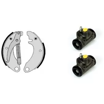 Jeu de mâchoires de frein BREMBO H 61 010