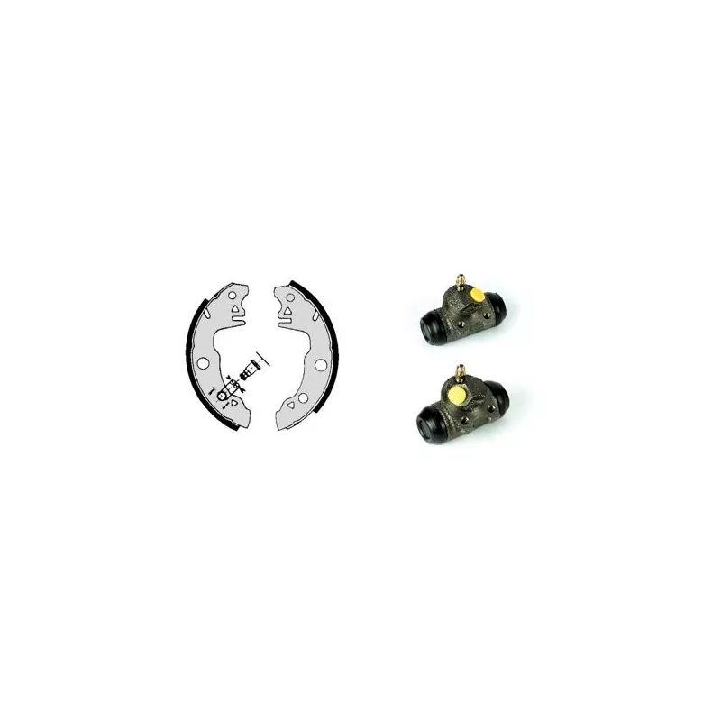 Jeu de mâchoires de frein BREMBO H 61 016
