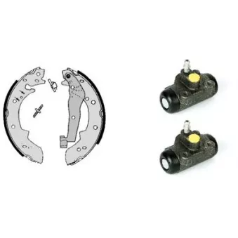 Jeu de mâchoires de frein BREMBO H 61 018