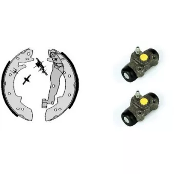 Jeu de mâchoires de frein BREMBO H 61 019