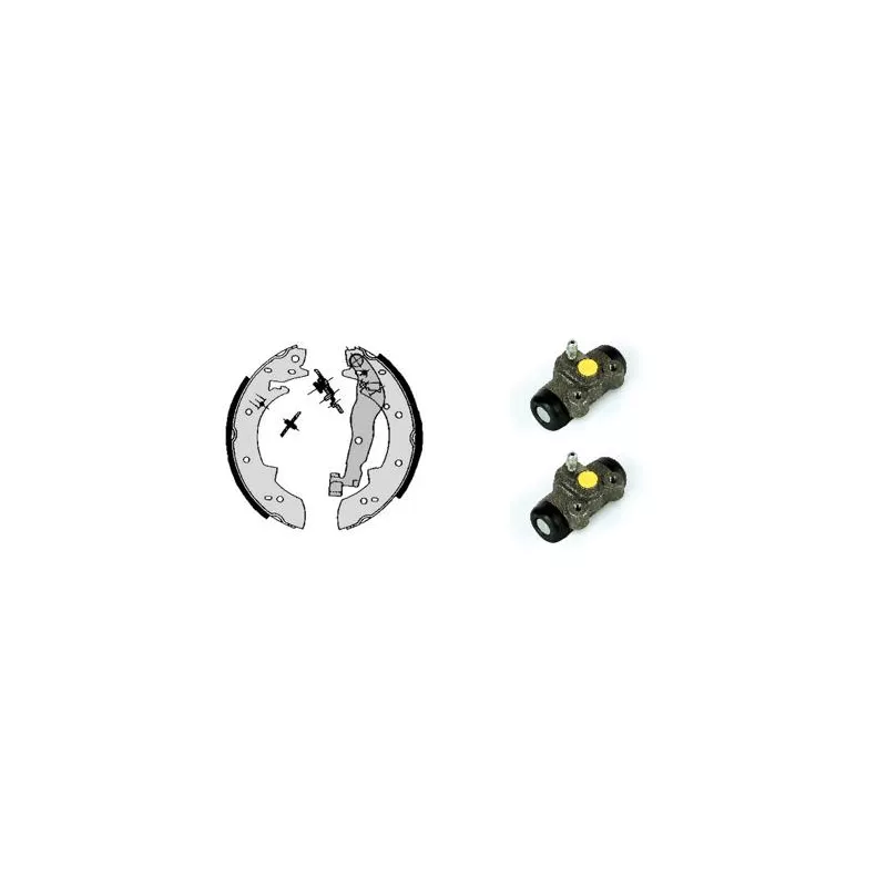Jeu de mâchoires de frein BREMBO H 61 019
