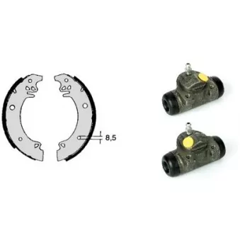 Jeu de mâchoires de frein BREMBO H 61 020
