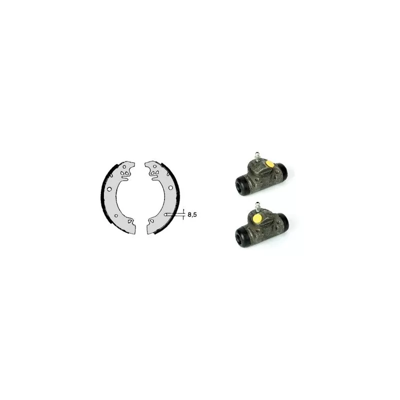 Jeu de mâchoires de frein BREMBO H 61 020
