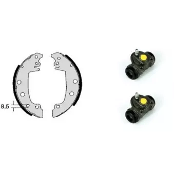 Jeu de mâchoires de frein BREMBO H 61 033